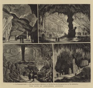 De grot van Adelsberg, Oostenrijk